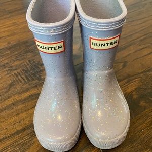 Hunter Original First Giant Glitter Waterproof Rain Boots